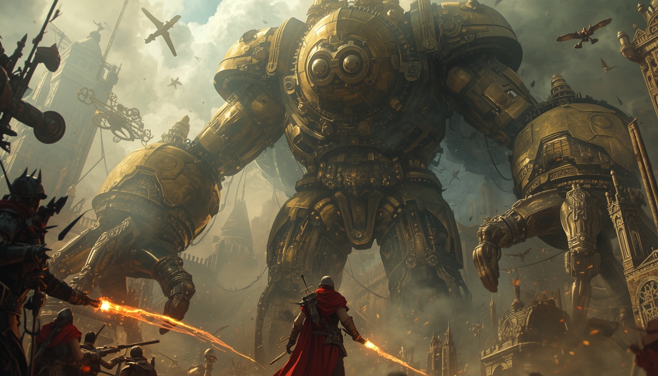 The Trench Anomaly — engineers assemble a colossal defensive titan in the deep-sea dark.